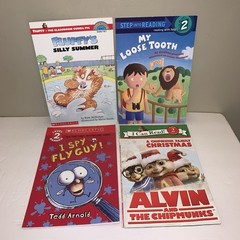 Lot 25 LEVEL 2 BOYS – I Can Read, Step Into Reading Scholastic Readers Books
