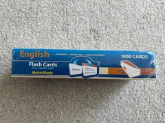 English Flash Cards: Grammar, Vocabulary, Misspelled Words; 1000 Cards