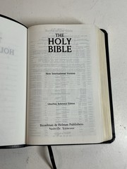 Broadman & Holman Ultrathin Indexed Reference Bible NIV 1986 Black In Box