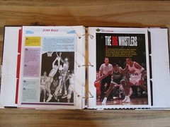 Sports Pages The Book for Fans 1996 Newfield, Binder, 10 Divider Tabs, 50 Pages