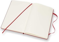 Moleskine Classic Notebook Hard Cover Large Plain/Blank Scarlet Red 240 Pages
