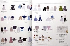 22cm size Doll Clothes Handmade Book /Japanese Doll Wear Sewing Book