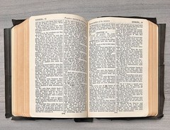 Handsize 1945 National Bible Press; Self Pronouncing KJV Study Helps; Color Maps