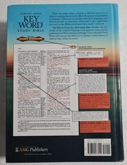 Hebrew-Greek Key Word Study Bible NIV Zodhiates & Baker AMG Publishers 1996