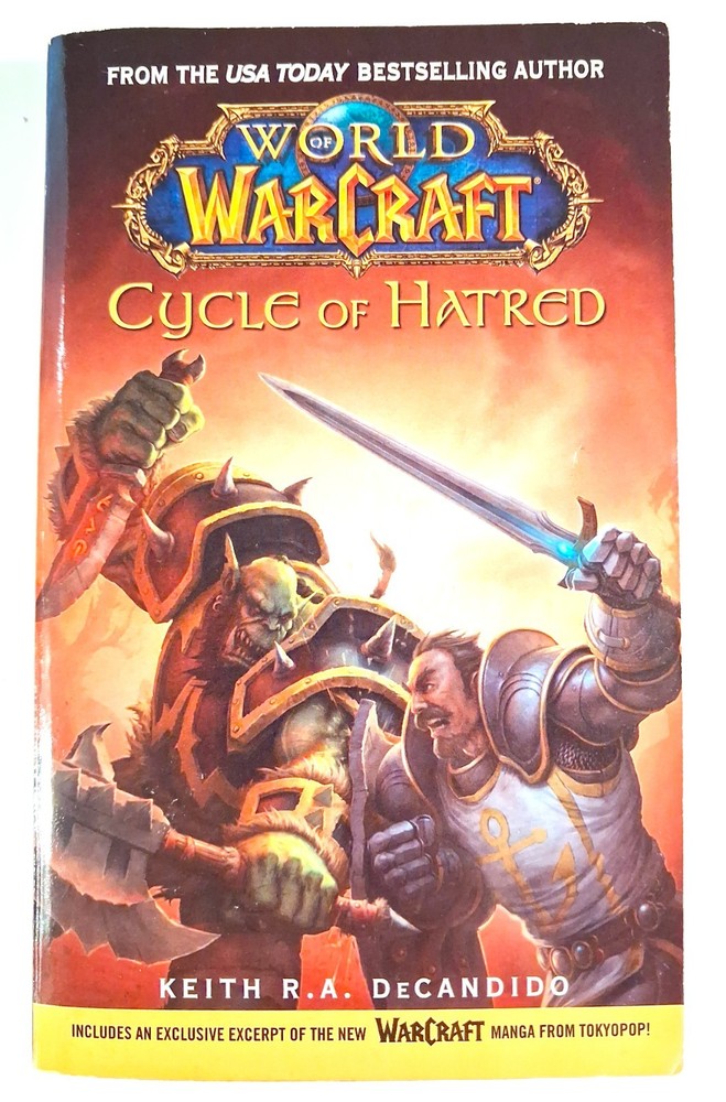 World of WarCraft – Cycle of Hatred – Blizzard Paperback Book Keith DeCandido