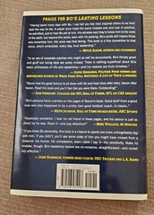 Bos Lasting Lessons HC Book Signed by Author John U Bacon Michgan Football
