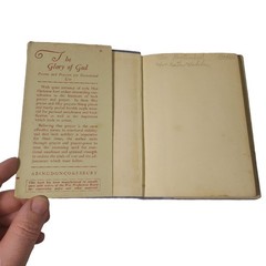 The Glory of God: Poems and Prayers for Devotional Use Book 1943 – SEE DESC