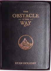 Obstacle Is the Way: Timeless Art of Turning Trials into Triumph SIGNED LEATHER