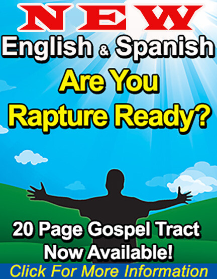 English/Spanish, RAPTURE Gospel Bible Tracts, 40 PK in 2 Covers, 20 Pages Ea.