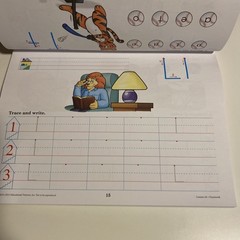 # Abeka Writing with Phonics K5 (Manuscript) Clean Pages Cut Back Cover.