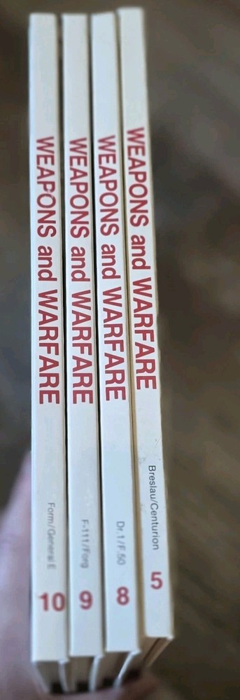 20th Century Weapons and Warfare Illustrated Encyclopedia Volumes 5 , 8 , 9 , 10