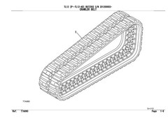 TAKEUCHI TL12 TL12-AD Crawler Loader Illustrated Parts Manual WIRE BOUND, JACKET