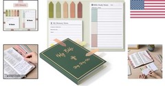 Enhanced Bible Study Experience with 225 Sticky Notes & 125 Tab Set in Vintage