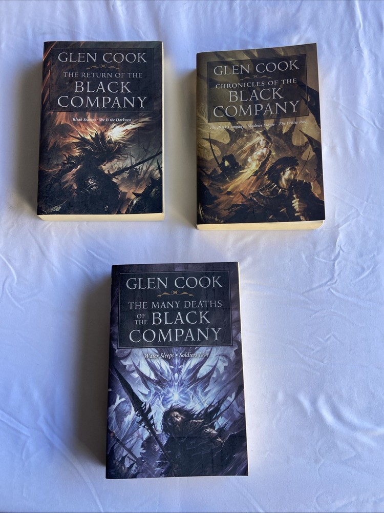 Chronicles of The Black Company Series By Glen Cook 3 Book Lot Trade Paperbacks