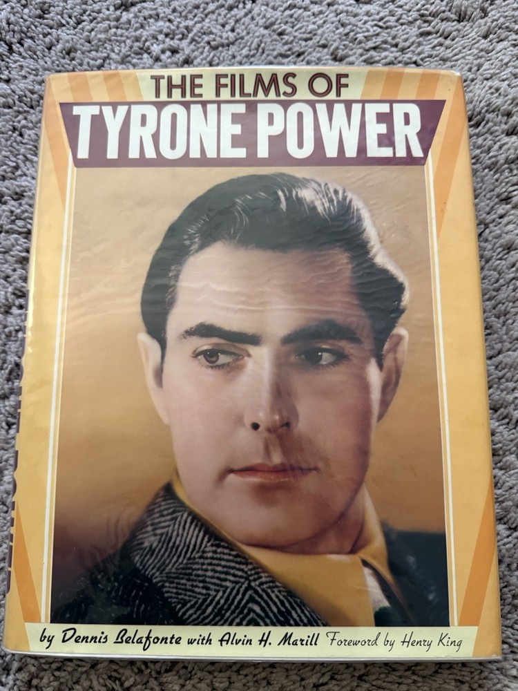 The Films Of Tyrone Power Book Hardcover