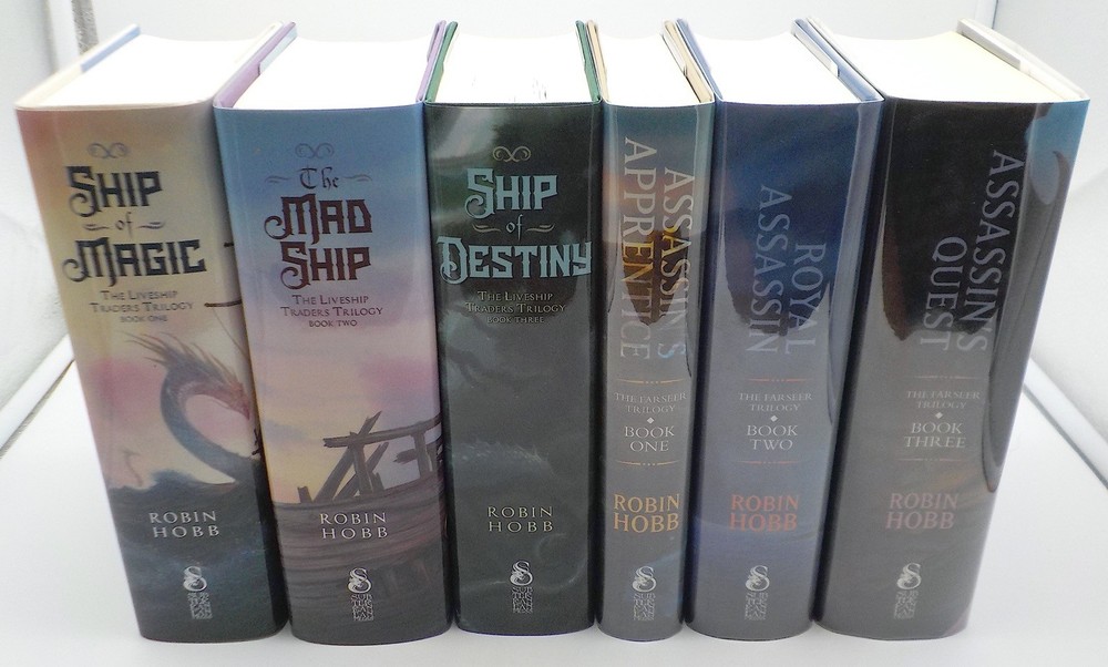 Robin Hobb The Farseer Trilogy & The Liveship Trilogy Subterranean #s Matching