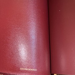 Oxford Scofield Study Bible Crimson Hand Grained Morocco Leather Red Letter 1945