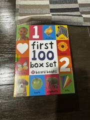 First 100 Ser. First 100 Board Book Box Set 3 Books First 100 Words, Number NEW