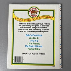 Vintage Preschool Press Hardcover „Animal Tales”, Good Condition