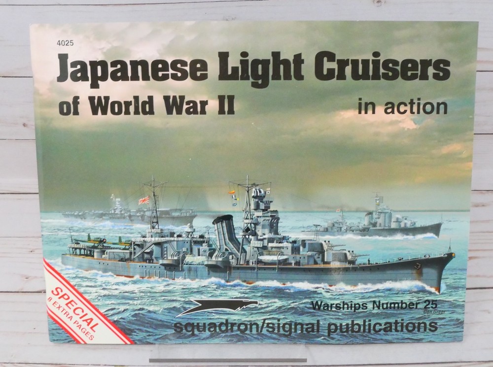Squadron Signal, In Action Book 4025, Japanese Light Cruisers of World War II