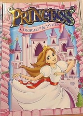 2 Pack PRINCESS Fun Coloring & Activities Colorful Book 96 Pages BRAND NEW!