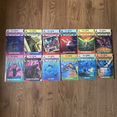 Lot of 12 Goosebumps R.L. Stine Apple Fiction Scholastic PB 1ST Printing