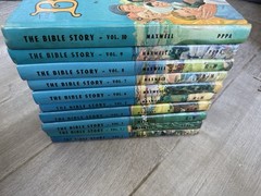 ✝️ The Bible Story Complete Hardback Set Vol 1-10 Arthur S. Maxwell 1953-1957