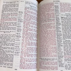 Oxford Scofield Study Bible Crimson Hand Grained Morocco Leather Red Letter 1945