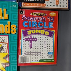 Kappa Word Search Puzzle Books Lot 4 Large Print Jumbo Word-Finds Colossal