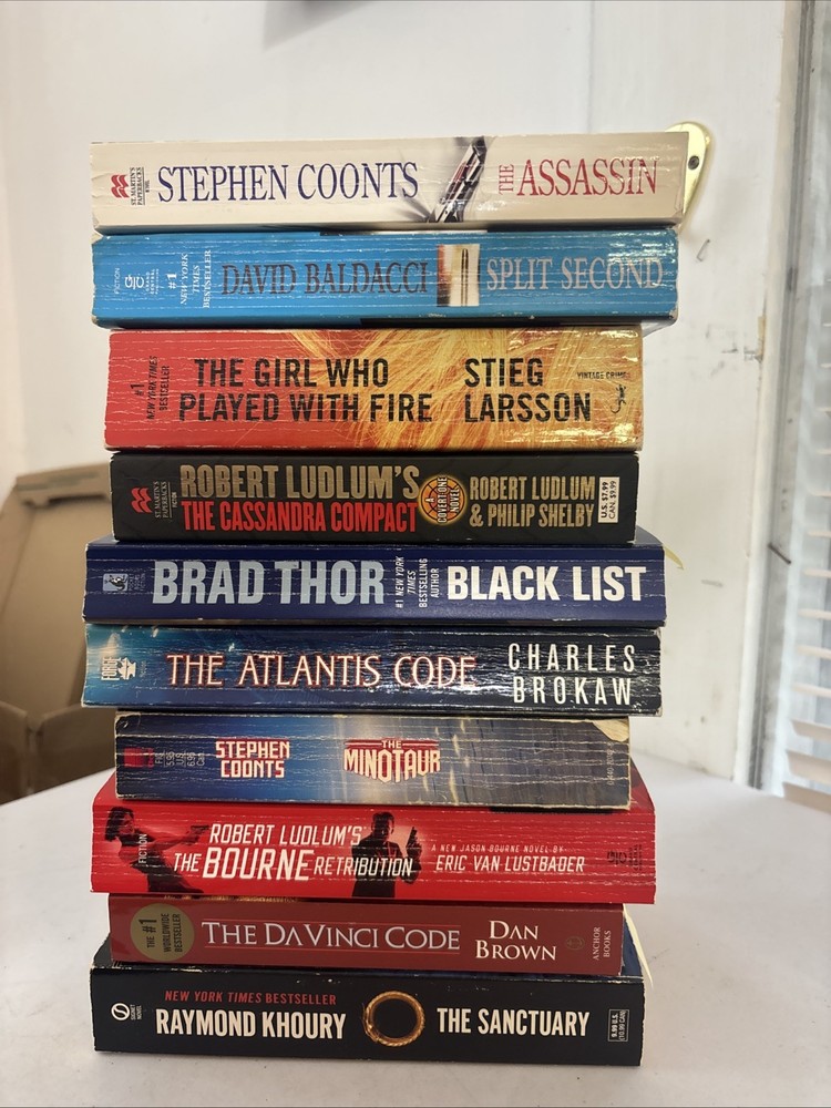Lot of 10 – Mystery and Thrillers – Mixed Authors – FREE SHIPPING