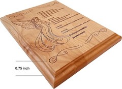 Unique Engraved 7×9” Wood Plaque for Mother’s Day – Spanish Poem Keepsake