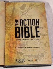 Kids Action Bible Illustrated Gods Redemptive Story Hardcover Sergio Cariello