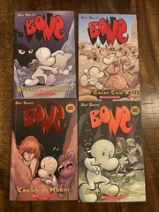 Jeff Smith Complete Bone Graphic Novel Series Books 1-9, PB, Scholastic Set