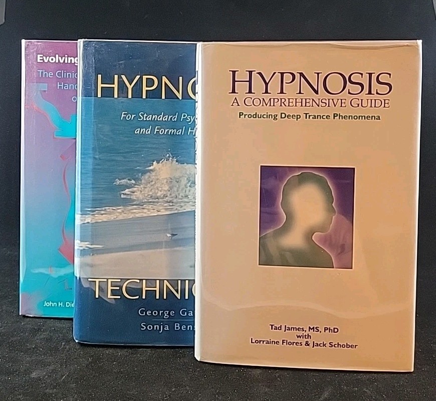 3 Hypnotism Book Lot