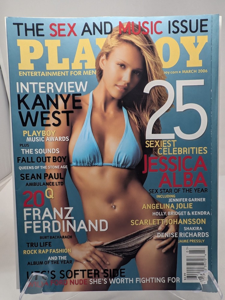Playboy Magazine March 2006 🔥 CG Jessica Alba 🔥 PM Monica Leigh 🔥