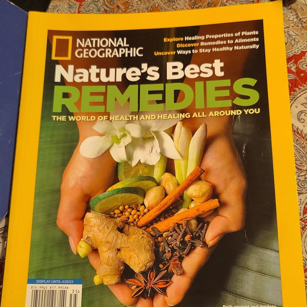 National Geographic Nature’s Best Remedies Dan Buettner 2023 HC