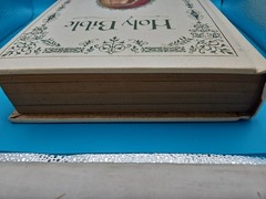White Holy Bible King James Version Red Letter Edition Regency Vintage 1971