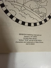 Arthur Holiday Color Fun Book – Paperback 30 pages