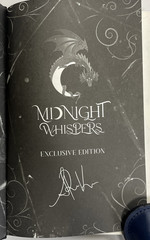Midnight Whispers Crystal Bloom Trilogy Sarah A. Parker Signed Sprayed Edges NF