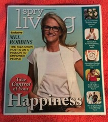 SPRY LIVING FEBRUARY 2020 MEL ROBBINS TAKE CONTROL OF YOUR HAPPINESS KARATE