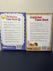 FC&A Medical Publishing Kitchen Table Book 1 & 2 Hardcover Lot 2 Home Remedies