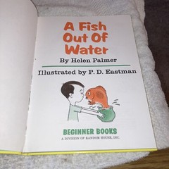 A Fish out of Water, Helen Palmer Seuss Beginner Series HC 1998 9-1/4″T