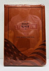 NEW/Sealed KJV Holy Bible GOD BLESS THE USA Lee Greenwood LARGE PRINT red letter