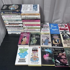 HUGE Book Lot of 51 Vintage Mixed Paperback Books