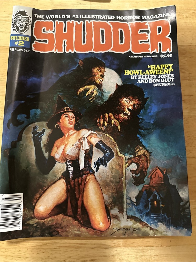 SHUDDER MAGAZINE #2 FEB 2022 NM 9.4 (UNREAD) WARRANT PUBS – FORMERLY THE CREEPS