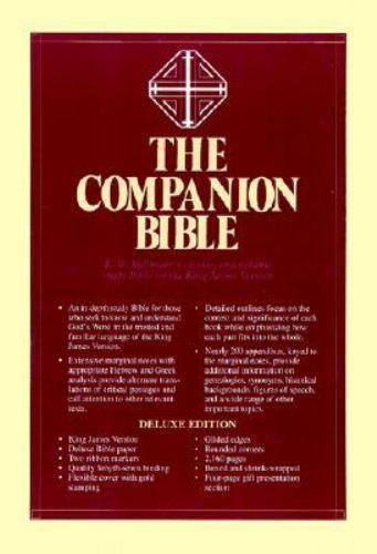 Companion Bible: King James Version, Burgundy, Bonded Leather, Bullinger, E. W.