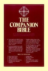 Companion Bible: King James Version, Burgundy, Bonded Leather, Bullinger, E. W.