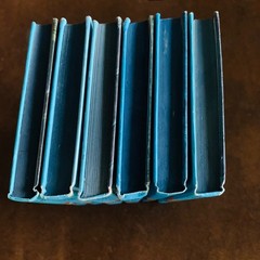 6 Vintage The Hardy Boys Mystery Books Franklin W Dixon Blue Matte 1 – 4 10, 11