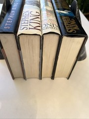 Stephen King 4 Book lot – Hardcovers – 1408, Life of Chuck, Mr Harrigan, Etc