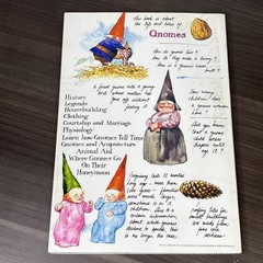 Gnomes by Rien Poortvliet, 1979 PB, 1st Paperback Edition, Printing, VG